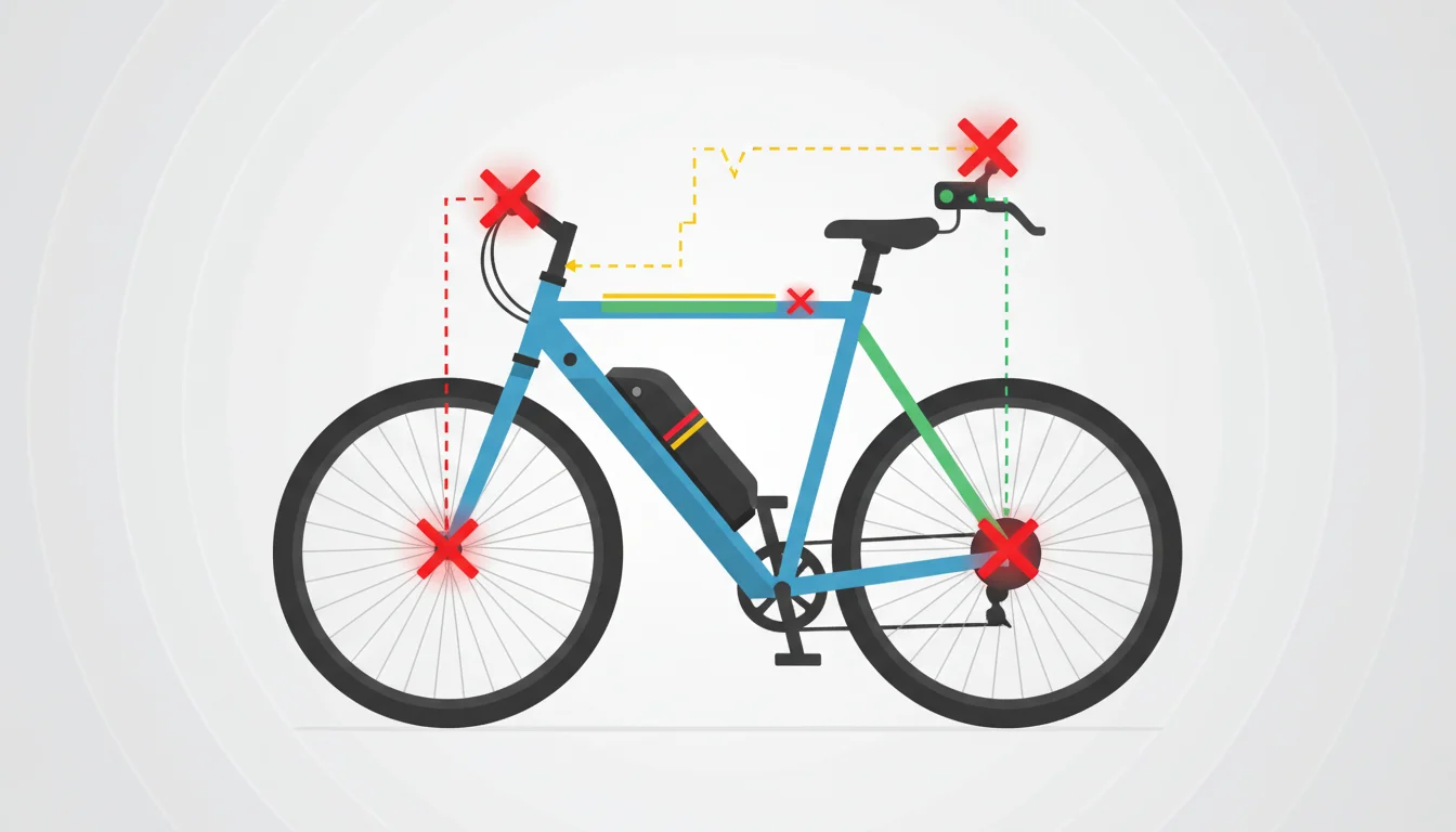 Illustration showing why is my ebike throttle not working concept